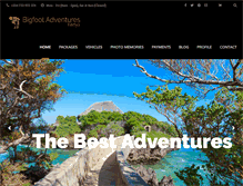 Tablet Screenshot of bigfoot-adventures.com